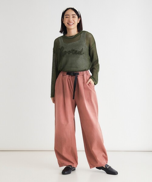 HONEYSUCKLE ROSE(ハニーサックルローズ)の「デニムタックコクーンパンツ(その他パンツ・レディース・ネイビー/ブルー系その他/ブロンズ・04/05)」の5枚目の写真