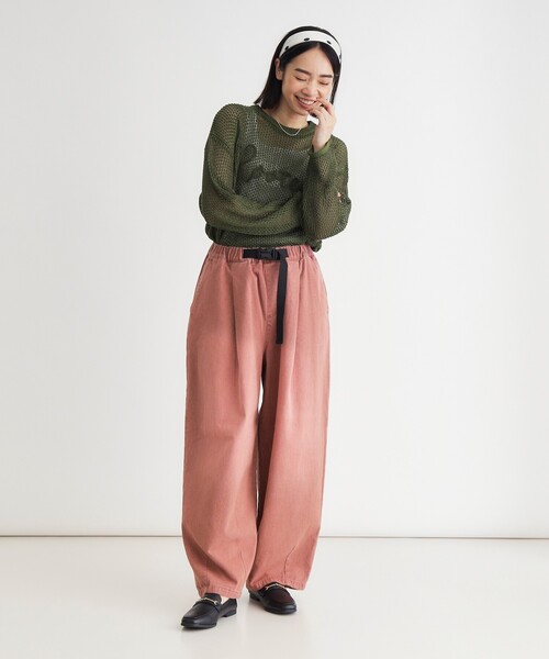 HONEYSUCKLE ROSE(ハニーサックルローズ)の「デニムタックコクーンパンツ(その他パンツ・レディース・ネイビー/ブルー系その他/ブロンズ・04/05)」の6枚目の写真