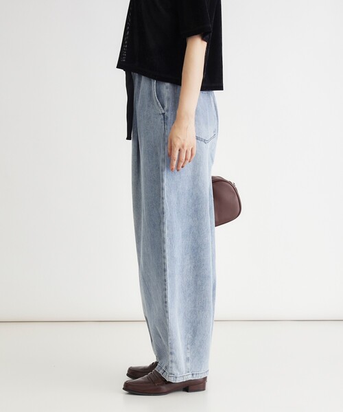HONEYSUCKLE ROSE(ハニーサックルローズ)の「デニムタックコクーンパンツ(その他パンツ・レディース・ネイビー/ブルー系その他/ブロンズ・04/05)」の8枚目の写真
