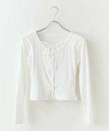 2WAY リボンレース付き トップス 夏物 夏服