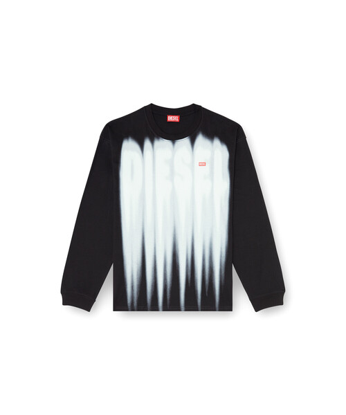 DIESEL（ディーゼル）の「メンズ 長袖Tシャツ T-BOXT-LS-AA3（Tシャツ/カットソー・メンズ・ブラック・X-LARGE/XX-LARGE/X-SMALL/XXX-LARGE/LARGE/MEDIUM/SMALL）」の4枚目の写真