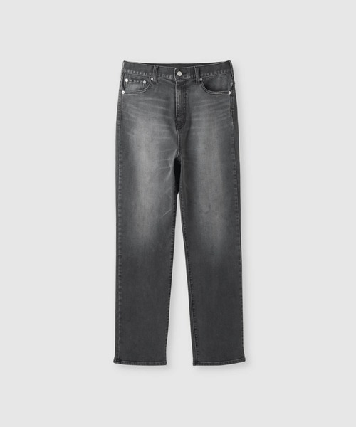 NAVY(ネイビー)の「【NAVY/ネイビー】マイデニ ミッドライズ スリムデニムパンツ(デニムパンツ・レディース・ブラック/ネイビー・S/M/L)」の1枚目の写真