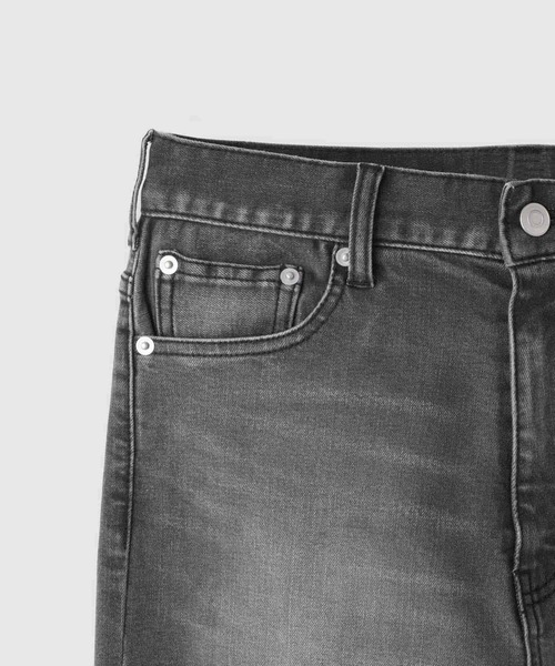 NAVY(ネイビー)の「【NAVY/ネイビー】マイデニ ミッドライズ スリムデニムパンツ(デニムパンツ・レディース・ブラック/ネイビー・S/M/L)」の5枚目の写真