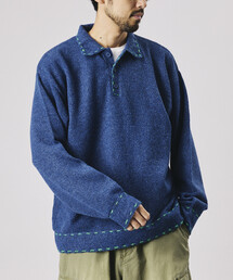 FREAK'S STORE（フリークスストア）の「Firsthand ファーストハンド 配色ステッチ ニットポロ 【限定展開】（ニット/セーター）」