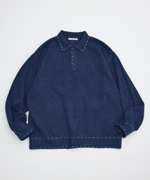 FREAK'S STORE（フリークスストア）の「Firsthand ファーストハンド 配色ステッチ ニットポロ 【限定展開】（ニット/セーター）」