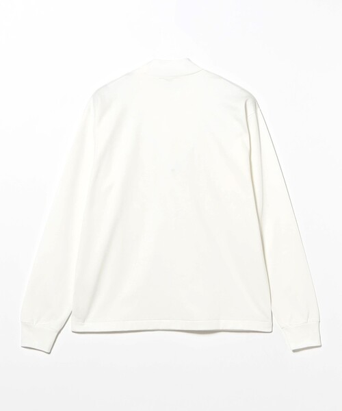 BEAMS F(ビームスエフ)の「ファーストグレードスーピマコットン ロングスリーブ モックネック コンフォートフィット Tシャツ(Tシャツ/カットソー・メンズ・ブラック/ホワイト/チャコールグレー・M/S/XL/L)」の5枚目の写真