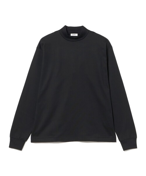 BEAMS F(ビームスエフ)の「ファーストグレードスーピマコットン ロングスリーブ モックネック コンフォートフィット Tシャツ(Tシャツ/カットソー・メンズ・ブラック/ホワイト/チャコールグレー・M/S/XL/L)」の7枚目の写真