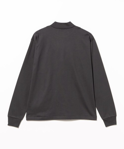 BEAMS F(ビームスエフ)の「ファーストグレードスーピマコットン ロングスリーブ モックネック コンフォートフィット Tシャツ(Tシャツ/カットソー・メンズ・ブラック/ホワイト/チャコールグレー・M/S/XL/L)」の13枚目の写真