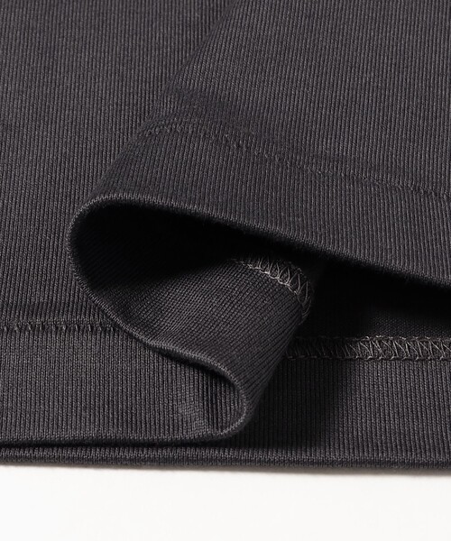 BEAMS F(ビームスエフ)の「ファーストグレードスーピマコットン ロングスリーブ モックネック コンフォートフィット Tシャツ(Tシャツ/カットソー・メンズ・ブラック/ホワイト/チャコールグレー・M/S/XL/L)」の14枚目の写真