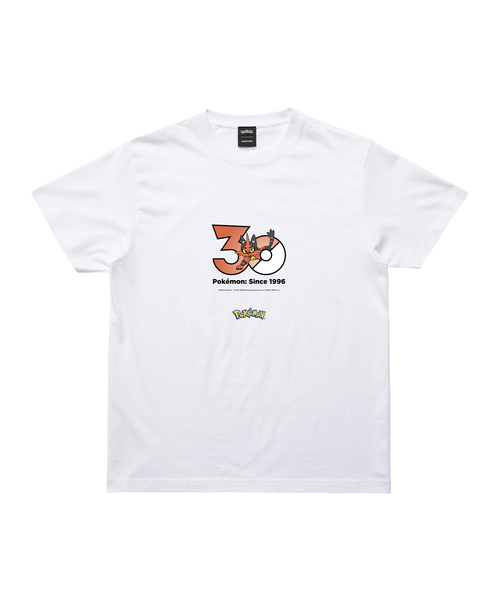 ZOZOSPOT(ゾゾスポット)の「Pokemon 30th Anniversary 1025 T-shirt 「ニャヒート」(Tシャツ/カットソー・レディース・ホワイト・SMALL/MEDIUM/LARGE/X-LARGE/XX-LARGE/XXX-LARGE/100cm/110cm/120cm/130cm/140cm/150cm/160cm)」の1枚目の写真
