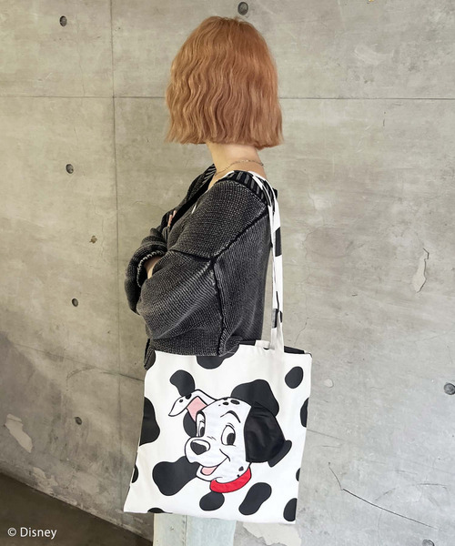 4GEEKS BY SPIRALGIRL(フォーギークスバイスパイラルガール)の「【Disney/ディズニー/101匹わんちゃん】トートバッグ(ノベルティ付き)(トートバッグ・レディース・ホワイト・FREE)」の3枚目の写真