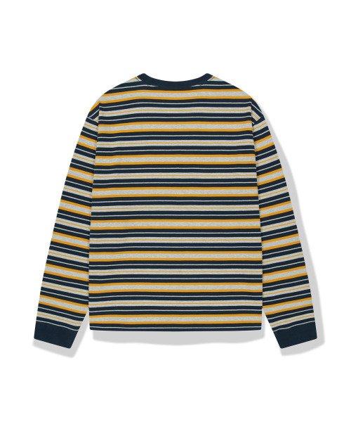 WKNDRS(ウィーキャンドース)の「MULTI STRIPE LS Tシャツ (ネイビー)(Tシャツ/カットソー・レディース・その他・LARGE/X-LARGE/SMALL/MEDIUM)」の2枚目の写真