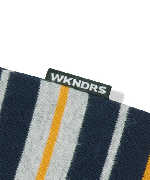 WKNDRS(ウィーキャンドース)の「MULTI STRIPE LS Tシャツ (ネイビー)(Tシャツ/カットソー・レディース・その他・LARGE/X-LARGE/SMALL/MEDIUM)」の5枚目の写真