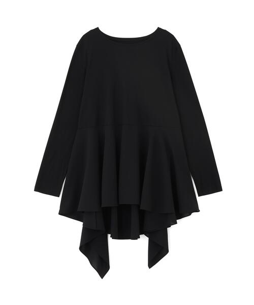 LE PHIL(ルフィル)の「◆コットンスムース切替ジャージー(Tシャツ/カットソー・レディース・ホワイト/ブラック・F)」の3枚目の写真