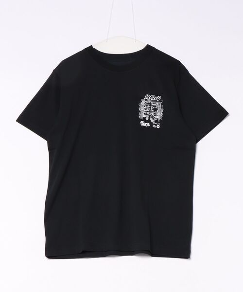 RVCA(ルーカ)の「RVCA メンズ KYOTO FOX MASK TEE Tシャツ 【2026年秋冬モデル】(Tシャツ/カットソー・メンズ・ブラック/ホワイト・X-LARGE/LARGE/MEDIUM/SMALL)」の2枚目の写真