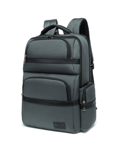 GUSCIO UOMO(グッシオ ウォーモ)の「【グッシオ ウォーモ】大容量ビジネスリュック 牛革付属(ビジネスバッグ・メンズ・ブラック/ネイビー/ダークグレー・FREE)」の2枚目の写真