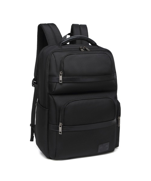 GUSCIO UOMO(グッシオ ウォーモ)の「【グッシオ ウォーモ】大容量ビジネスリュック 牛革付属(ビジネスバッグ・メンズ・ブラック/ネイビー/ダークグレー・FREE)」の5枚目の写真