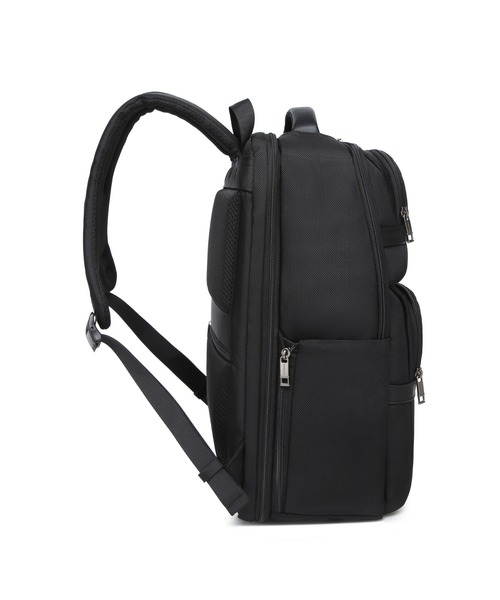 GUSCIO UOMO(グッシオ ウォーモ)の「【グッシオ ウォーモ】大容量ビジネスリュック 牛革付属(ビジネスバッグ・メンズ・ブラック/ネイビー/ダークグレー・FREE)」の6枚目の写真