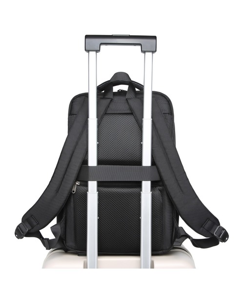 GUSCIO UOMO(グッシオ ウォーモ)の「【グッシオ ウォーモ】大容量ビジネスリュック 牛革付属(ビジネスバッグ・メンズ・ブラック/ネイビー/ダークグレー・FREE)」の18枚目の写真