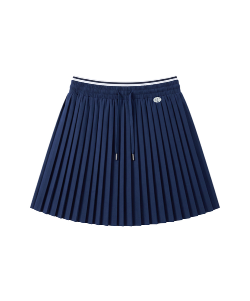 MONBIRDIE GOLF(モンバーディーゴルフ)の「バンドライン マルチプリーツ スカート_NAVY(スカート・レディース・ネイビー・SMALL/MEDIUM/LARGE)」の1枚目の写真