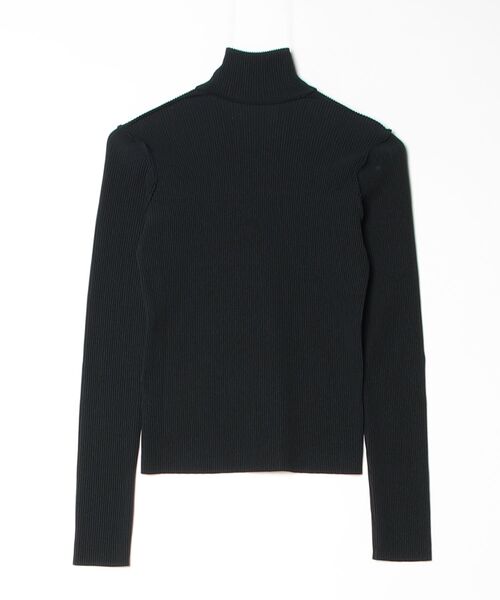 CONZ(コンズ)の「CRISP HALF-ZIP TOP(Tシャツ/カットソー・レディース・ブラック/ブルー/グレー・FREE)」の4枚目の写真