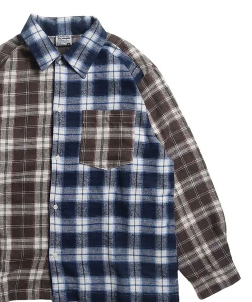 POWER TO THE PEOPLE(パワートゥーザピープル)の「ネルチェックシャツ(シャツ/ブラウス・メンズ・その他2/その他・L/S/M)」の1枚目の写真