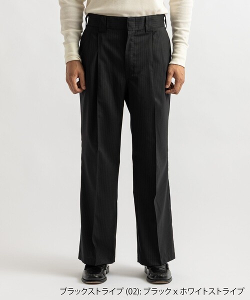Saturdays NYC(サタデーズ ニューヨークシティ )の「Dickies(R) x Saturdays NYC 875 Slacks(スラックス・メンズ・ブラック/ネイビー/ブラック系その他・28/30/32/34)」の2枚目の写真