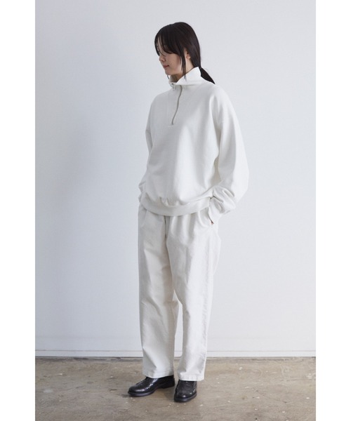 YLEVE（イレーヴ）の「Ｙ / ORGANIC COTTON BLEND HEAVY WEIGHT FLEECE HALF ZIP（Tシャツ/カットソー・メンズ・ホワイト・4）」の10枚目の写真