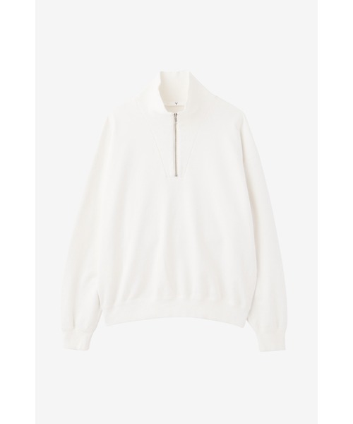 YLEVE（イレーヴ）の「Ｙ / ORGANIC COTTON BLEND HEAVY WEIGHT FLEECE HALF ZIP（Tシャツ/カットソー・メンズ・ホワイト・4）」の12枚目の写真