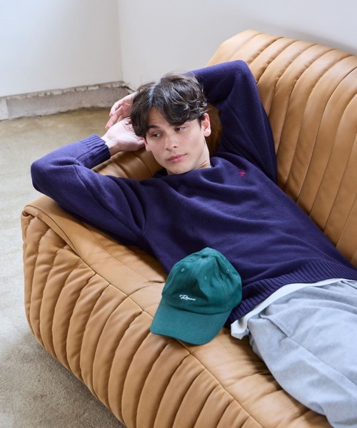 GLOBAL WORK(グローバルワーク)の「【BEVERLY HILLS POLO CLUB】UNISEX/クルーニット/685515(ニット/セーター・メンズ・ネイビー/アイボリー・SMALL/MEDIUM/LARGE)」の7枚目の写真