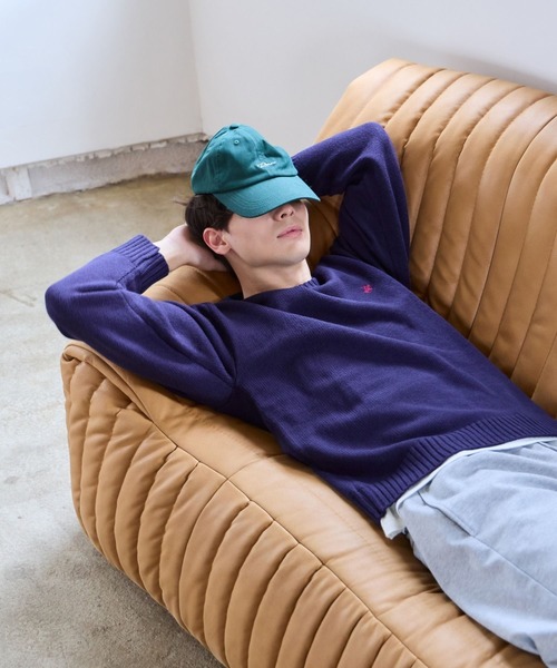 GLOBAL WORK(グローバルワーク)の「【BEVERLY HILLS POLO CLUB】UNISEX/クルーニット/685515(ニット/セーター・メンズ・ネイビー/アイボリー・SMALL/MEDIUM/LARGE)」の8枚目の写真