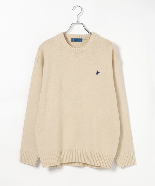 GLOBAL WORK(グローバルワーク)の「【BEVERLY HILLS POLO CLUB】UNISEX/クルーニット/685515(ニット/セーター・メンズ・ネイビー/アイボリー・SMALL/MEDIUM/LARGE)」の15枚目の写真