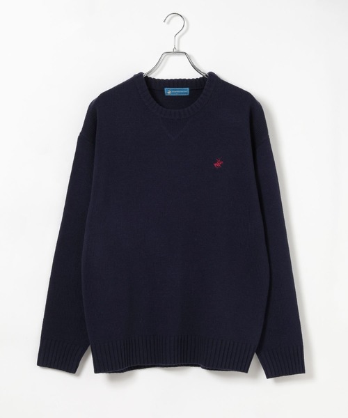 GLOBAL WORK(グローバルワーク)の「【BEVERLY HILLS POLO CLUB】UNISEX/クルーニット/685515(ニット/セーター・メンズ・ネイビー/アイボリー・SMALL/MEDIUM/LARGE)」の16枚目の写真