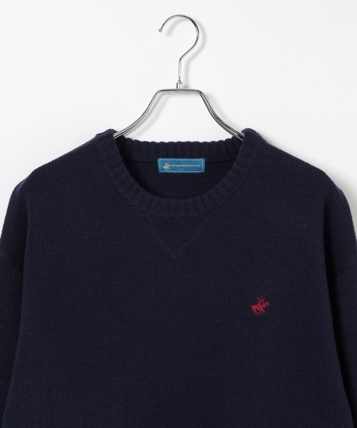 GLOBAL WORK(グローバルワーク)の「【BEVERLY HILLS POLO CLUB】UNISEX/クルーニット/685515(ニット/セーター・メンズ・ネイビー/アイボリー・SMALL/MEDIUM/LARGE)」の18枚目の写真