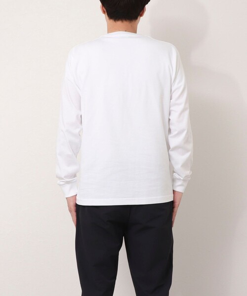 NOLLEY'S LIGHT（ノーリーズライト）の「コンパクトコーマ丸胴シボ革発泡プリントロンT（Tシャツ/カットソー・メンズ・ホワイト系その他3/ホワイト系その他/ホワイト系その他4/ホワイト系その他2・M/L）」の9枚目の写真