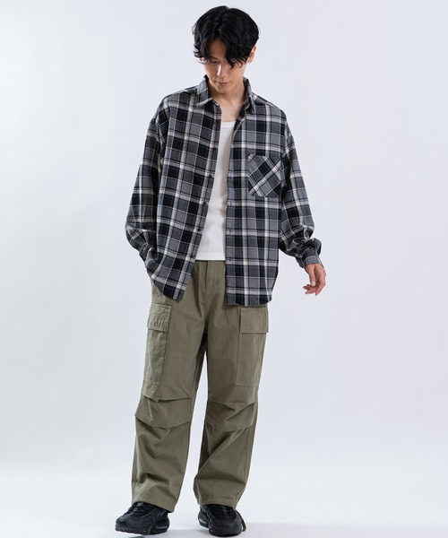 SHISKY(シスキー)の「TCRビエラチェック長袖ルーズREGシャツ(シャツ/ブラウス・メンズ・B/C/A・MEDIUM/X-LARGE/LARGE)」の13枚目の写真