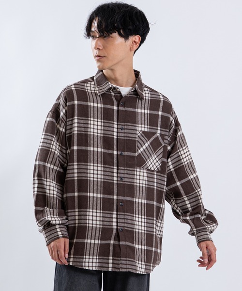 SHISKY(シスキー)の「TCRビエラチェック長袖ルーズREGシャツ(シャツ/ブラウス・メンズ・B/C/A・MEDIUM/X-LARGE/LARGE)」の19枚目の写真