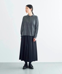 HAU（ハウ）の「ニットトップス "wool polo"（ニット/セーター）」