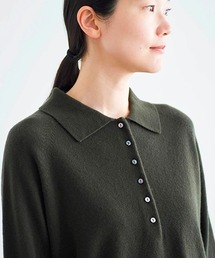 HAU（ハウ）の「ニットトップス "wool polo"（ニット/セーター）」