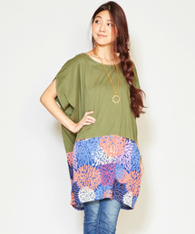 【チャイハネ】yul モダンフラワーワンピース