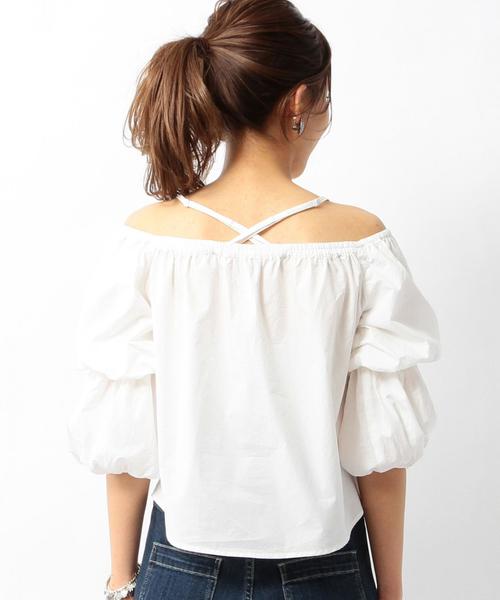 Another Edition（アナザーエディション）の「タイプライターオフショルダーブラウス/ AEMBC C TYP OFF/S BLUS◆（シャツ/ブラウス・レディース・オフホワイト・フリー）」の12枚目の写真