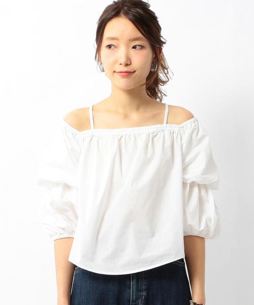 Another Edition（アナザーエディション）の「タイプライターオフショルダーブラウス/ AEMBC C TYP OFF/S BLUS◆（シャツ/ブラウス・レディース・オフホワイト・フリー）」の7枚目の写真