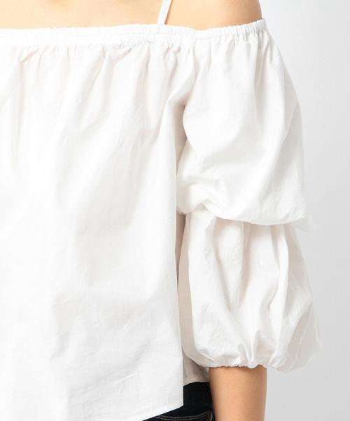 Another Edition（アナザーエディション）の「タイプライターオフショルダーブラウス/ AEMBC C TYP OFF/S BLUS◆（シャツ/ブラウス・レディース・オフホワイト・フリー）」の9枚目の写真