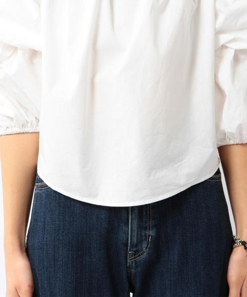 Another Edition（アナザーエディション）の「タイプライターオフショルダーブラウス/ AEMBC C TYP OFF/S BLUS◆（シャツ/ブラウス・レディース・オフホワイト・フリー）」の10枚目の写真