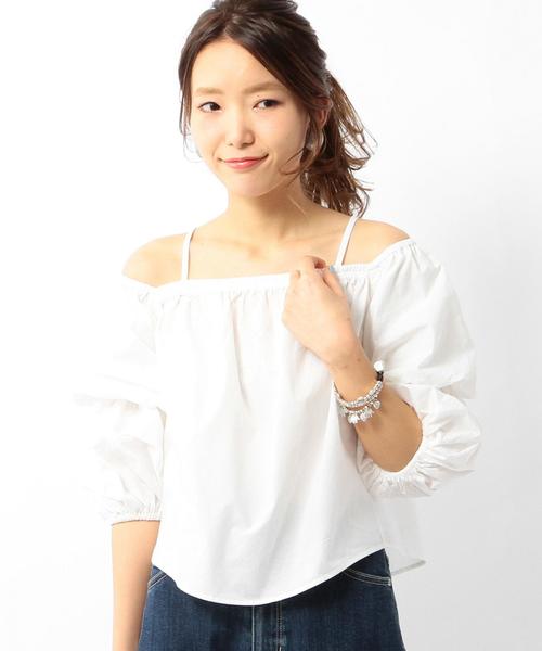 Another Edition（アナザーエディション）の「タイプライターオフショルダーブラウス/ AEMBC C TYP OFF/S BLUS◆（シャツ/ブラウス・レディース・オフホワイト・フリー）」の15枚目の写真