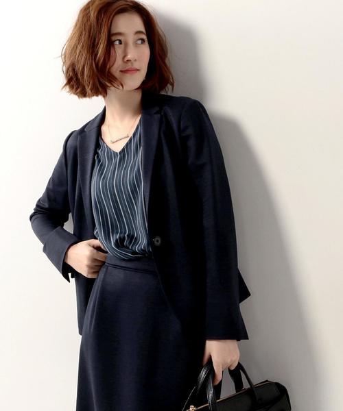 UNITED ARROWS(ユナイテッドアローズ)の「○UBBT RAMIE テーラード ジャケット◆(テーラードジャケット・レディース・オフホワイト/グレー/ネイビー・40/38/36)」の19枚目の写真