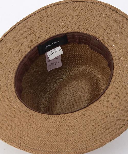 SHIPS JET BLUE（シップスジェットブルー）の「SHIPS JET BLUE(シップス ジェットブルー): 【スペイン製】 ペーパーストローハット（ハット・メンズ・ブラック/ブラウン/ホワイト・ONE SIZE）」の11枚目の写真