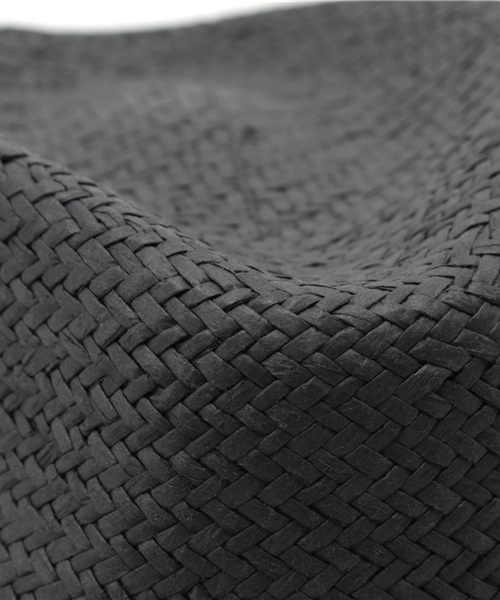 SHIPS JET BLUE（シップスジェットブルー）の「SHIPS JET BLUE(シップス ジェットブルー): 【スペイン製】 ペーパーストローハット（ハット・メンズ・ブラック/ブラウン/ホワイト・ONE SIZE）」の6枚目の写真