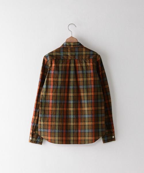 Steven Alan（スティーブンアラン）の「＜Steven Alan＞MADRAS REVERS SEAM SHIRT/ｼｬﾂ（シャツ/ブラウス・レディース・ブラウン・SMALL/LARGE/MEDIUM）」の7枚目の写真
