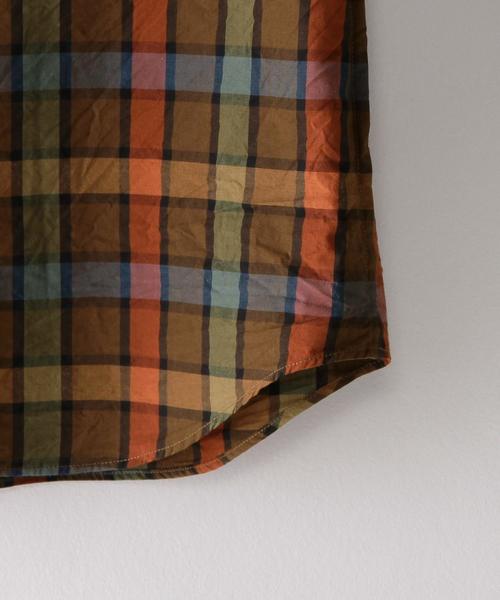 Steven Alan（スティーブンアラン）の「＜Steven Alan＞MADRAS REVERS SEAM SHIRT/ｼｬﾂ（シャツ/ブラウス・レディース・ブラウン・SMALL/LARGE/MEDIUM）」の10枚目の写真